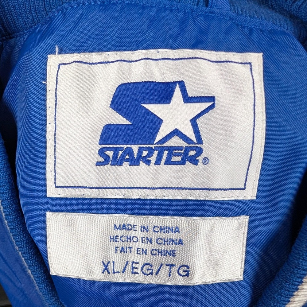 Kentucky Wildcats Jacket Mens XL Blue NCAA Basketball‎ Starter Pullover V Neck - Picture 8 of 14